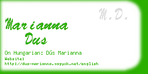 marianna dus business card