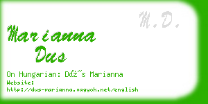 marianna dus business card